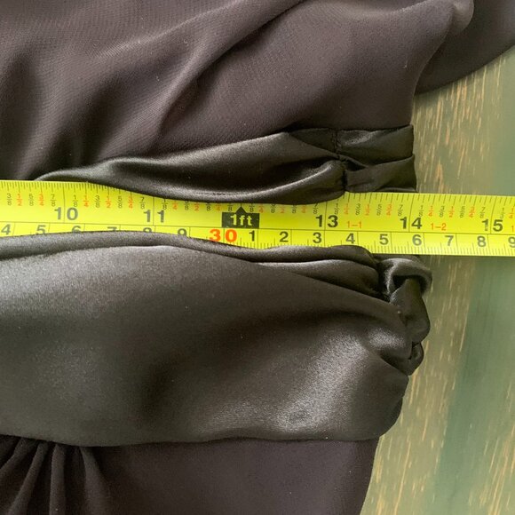 Connected dark chocolate brown halter vneck dress - Picture 8 of 8